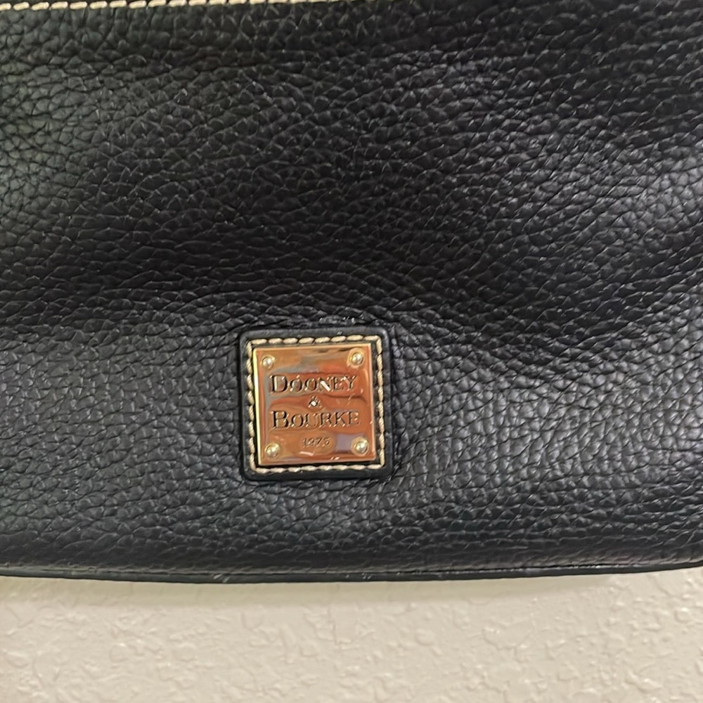 Dooney & Bourke Black Leather Crossbody Bag - Picture 5 of 14